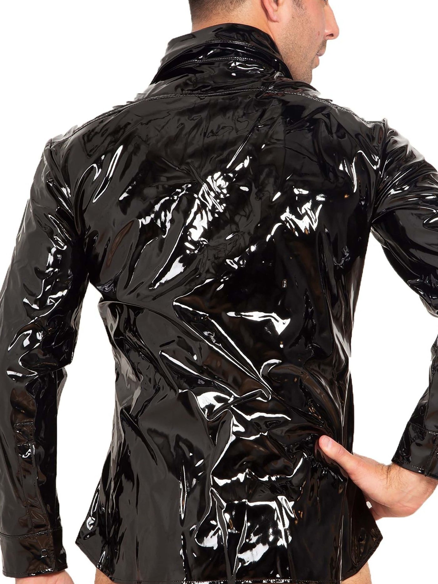Herren Lack-Hemd
