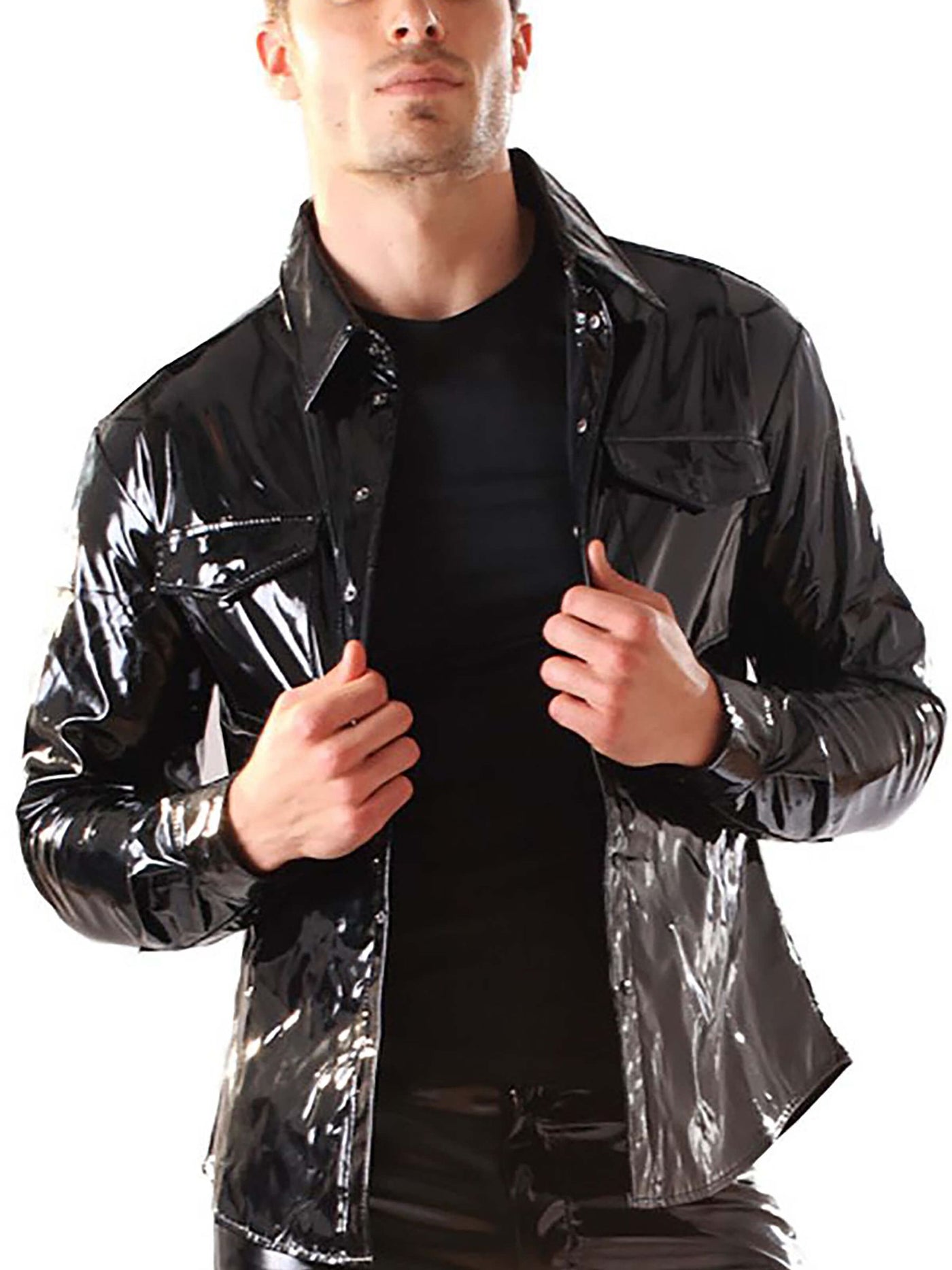 Herren Lack-Hemd