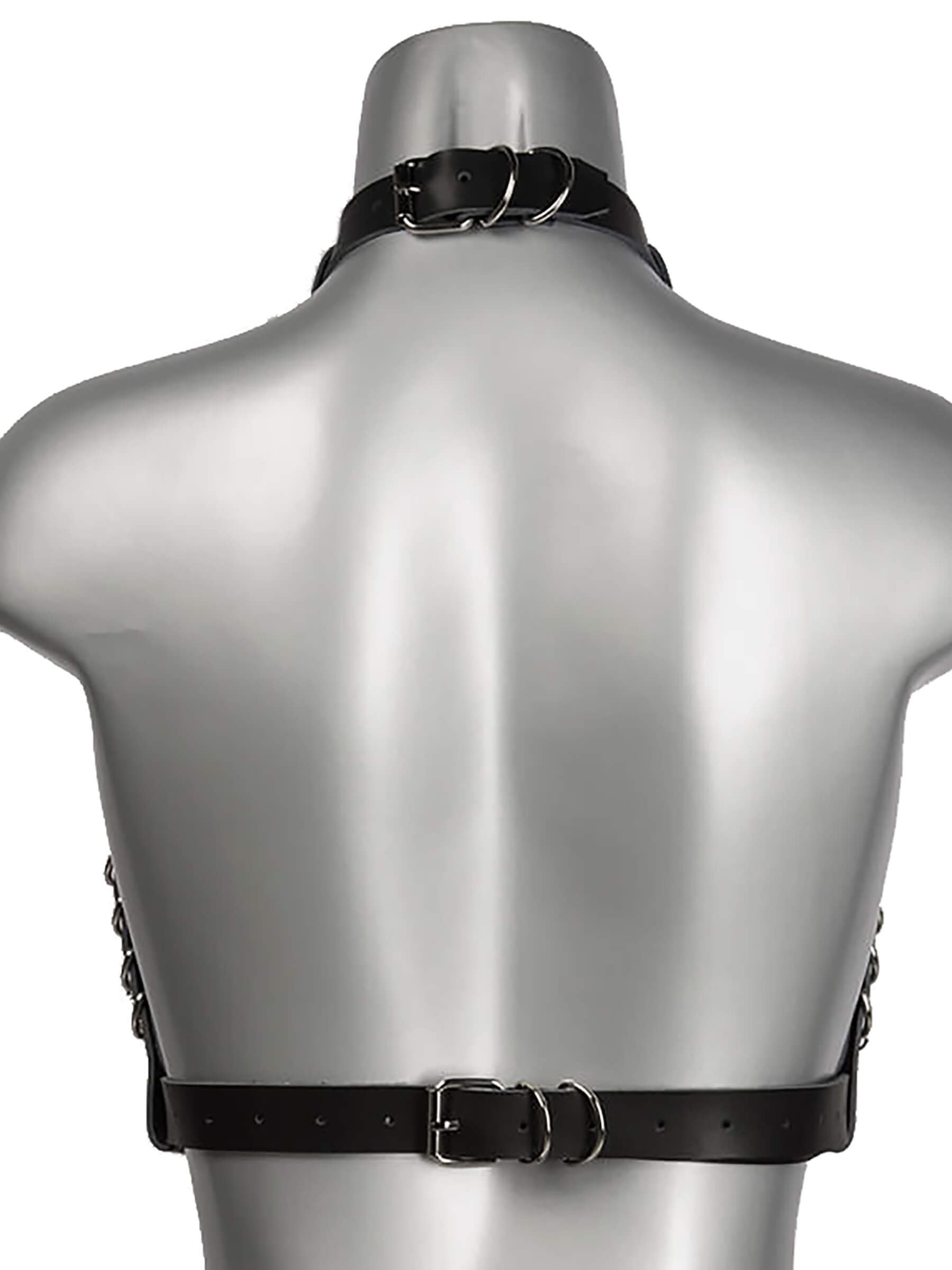 Echt Leder Ketten Harness