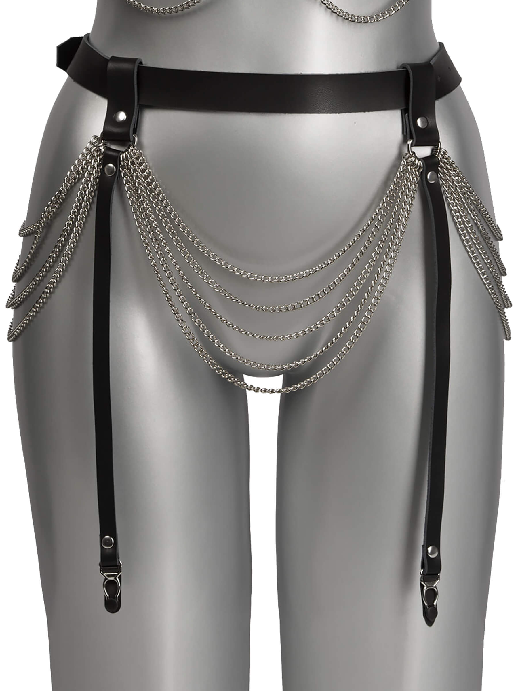 INSOLENCE - Echt Leder Harness Strapshalter