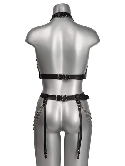 INSOLENCE - Echt Leder Harness Strapshalter