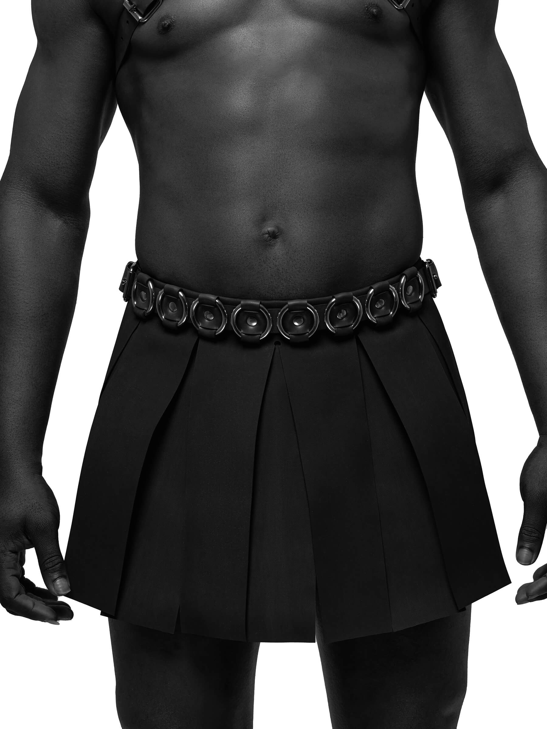 Latex - Gummi Kilt - Belted Skirt