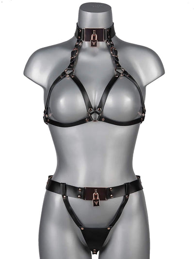 Echt Leder Harness Lock TOP