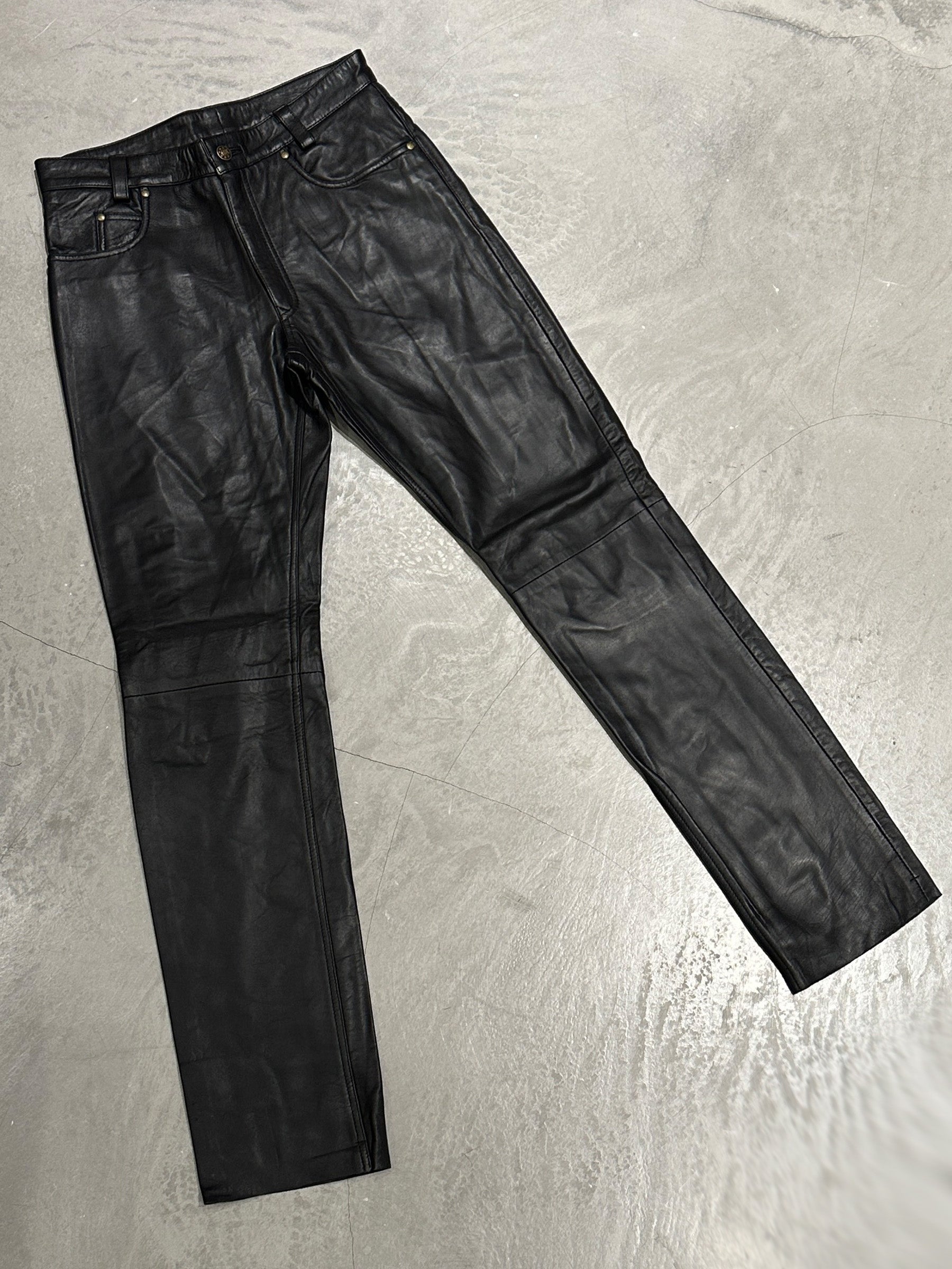 Herren – Echt Leder Hose