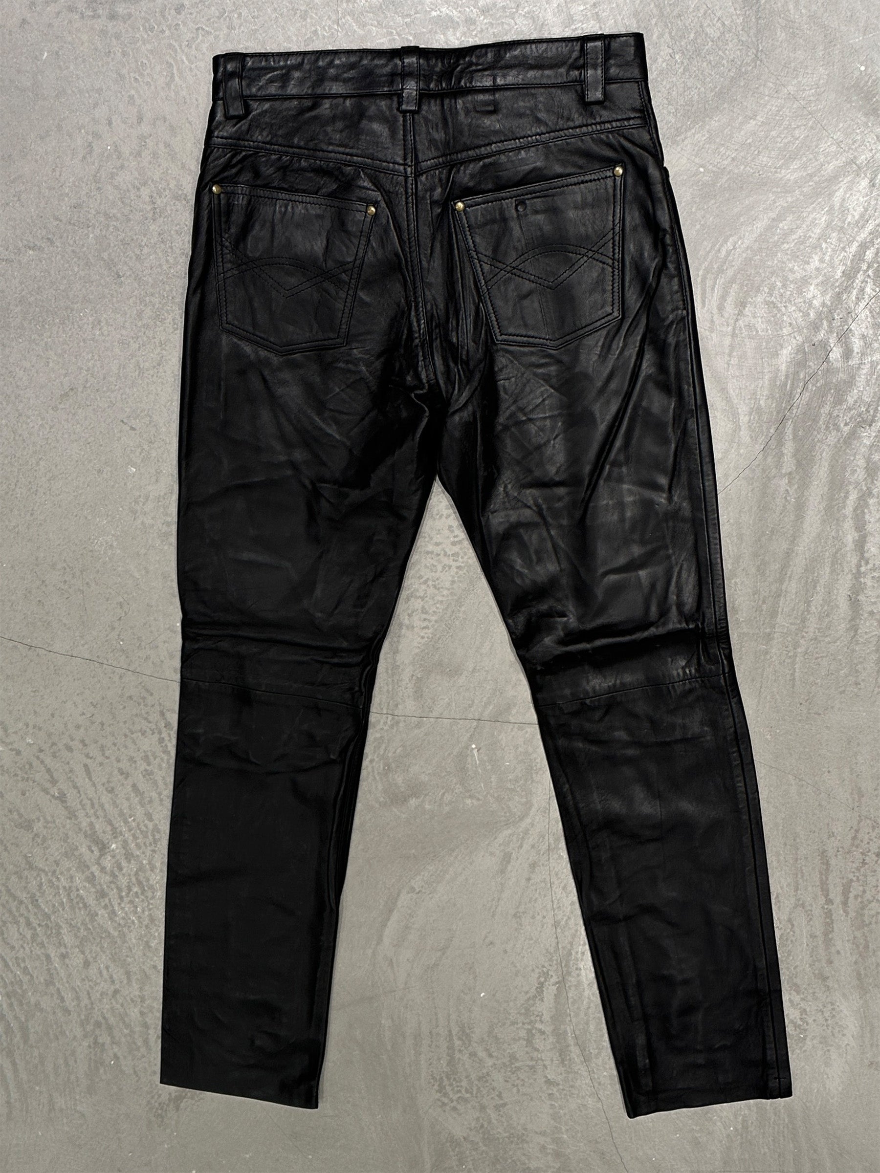 Herren – Echt Leder Hose