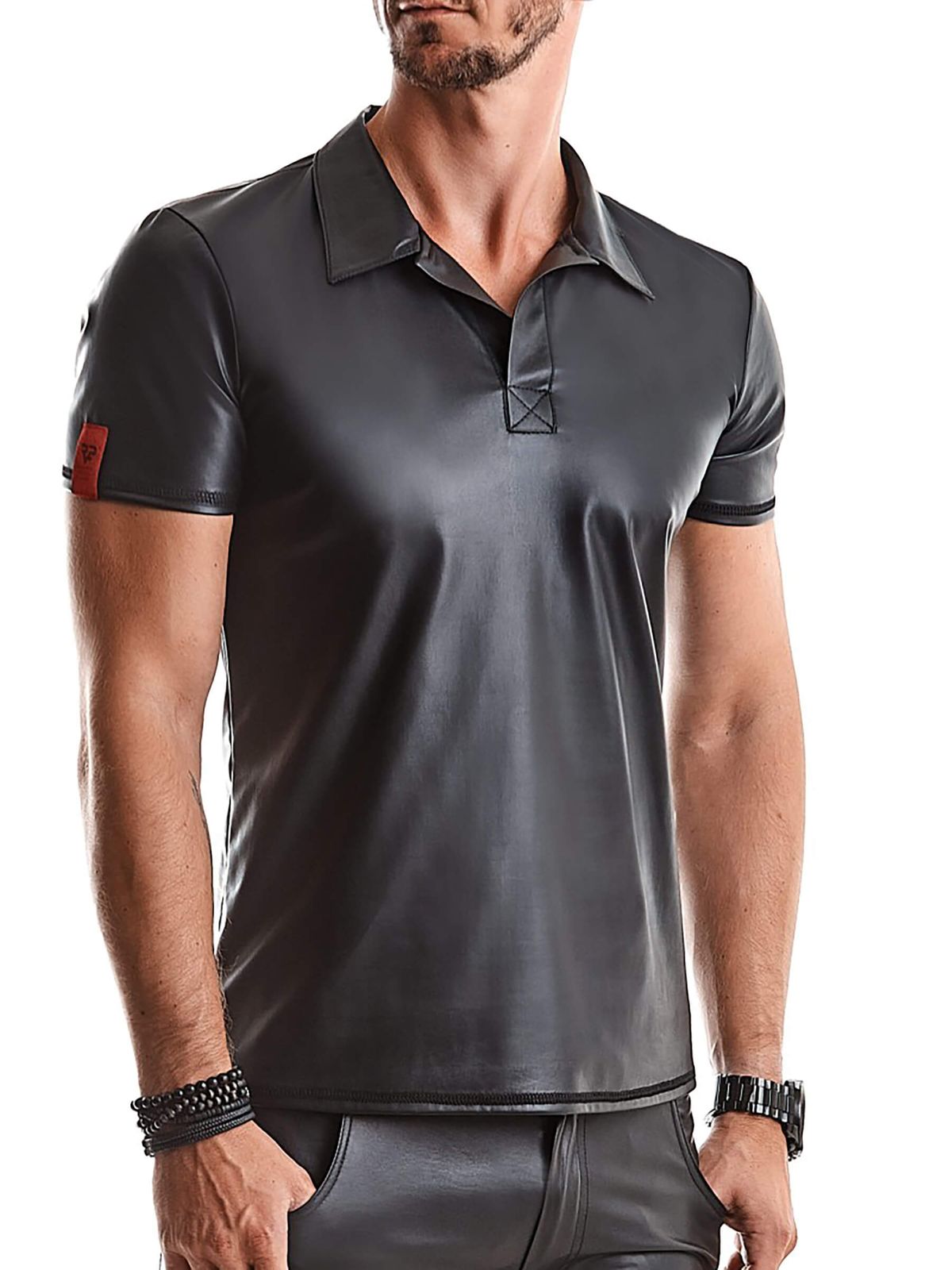 Herren Wetlook Poloshirt