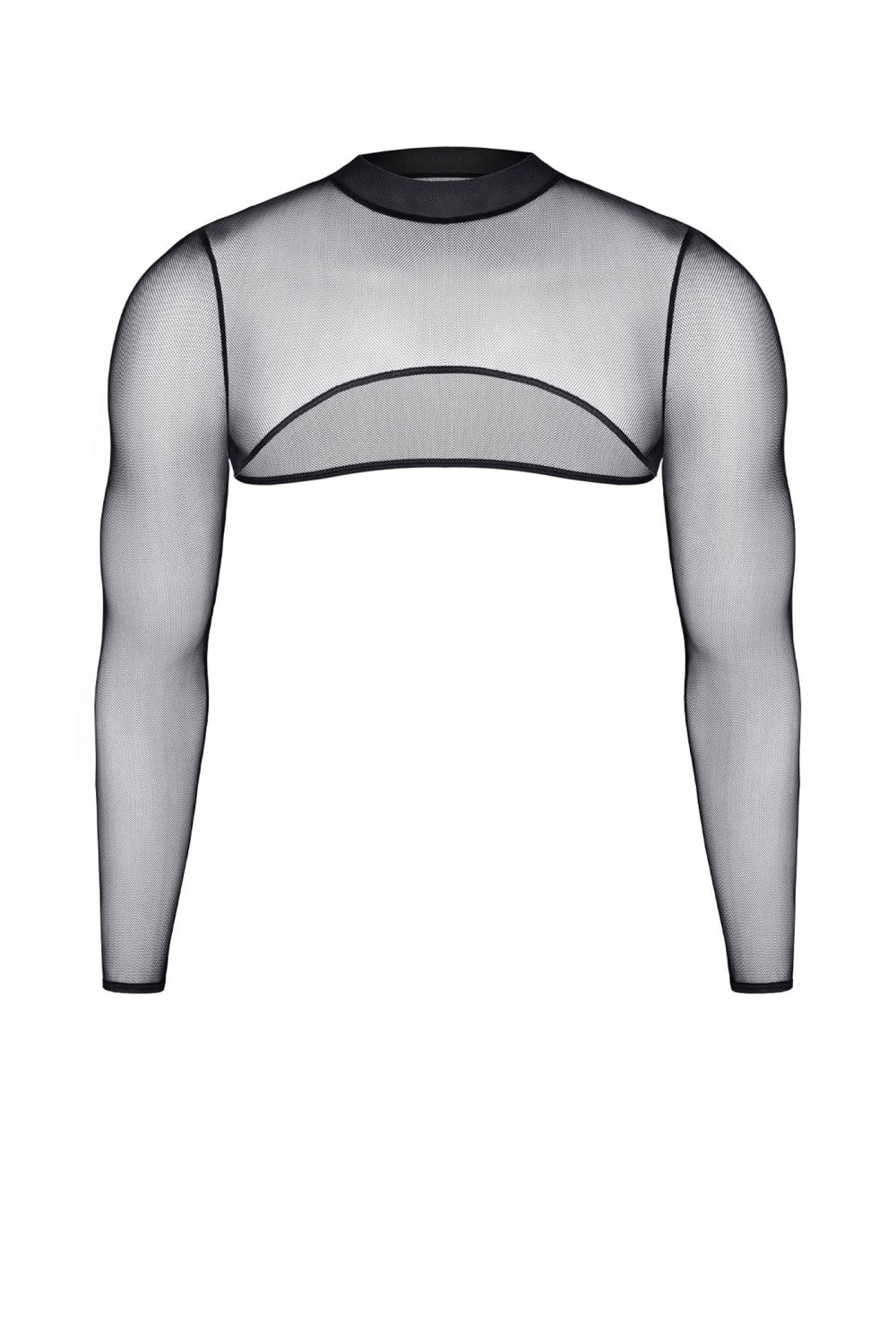 Short top with long sleeves