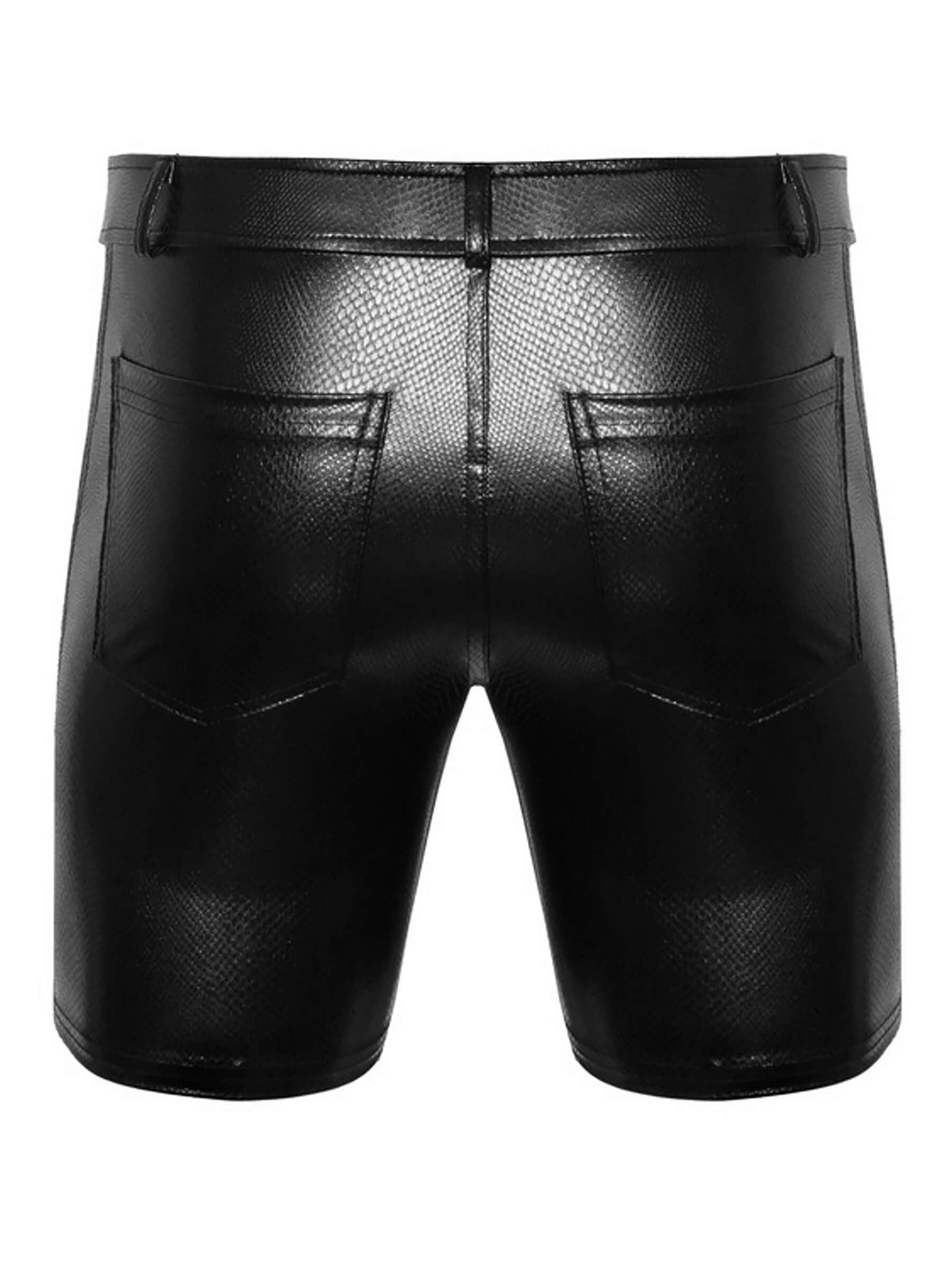 Herren Wetlook Boxer Snake Print