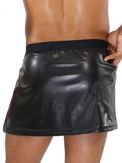 FETISH MENS SKIRT BLACK