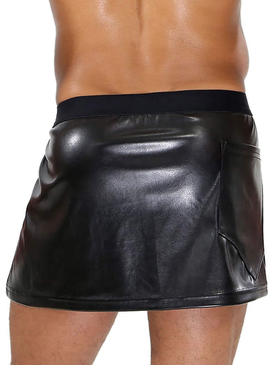 FETISH MENS SKIRT BLACK