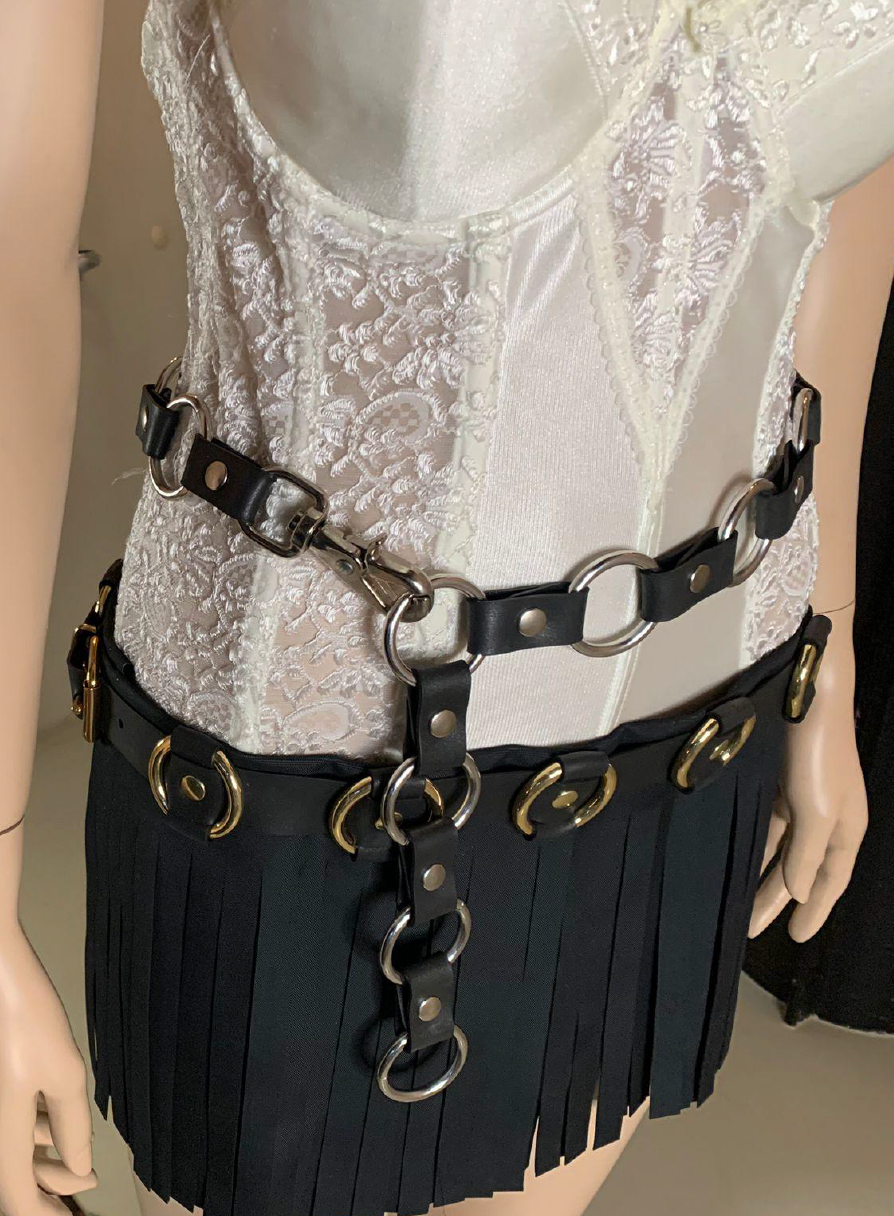 Rubber Harness Belt - Straps