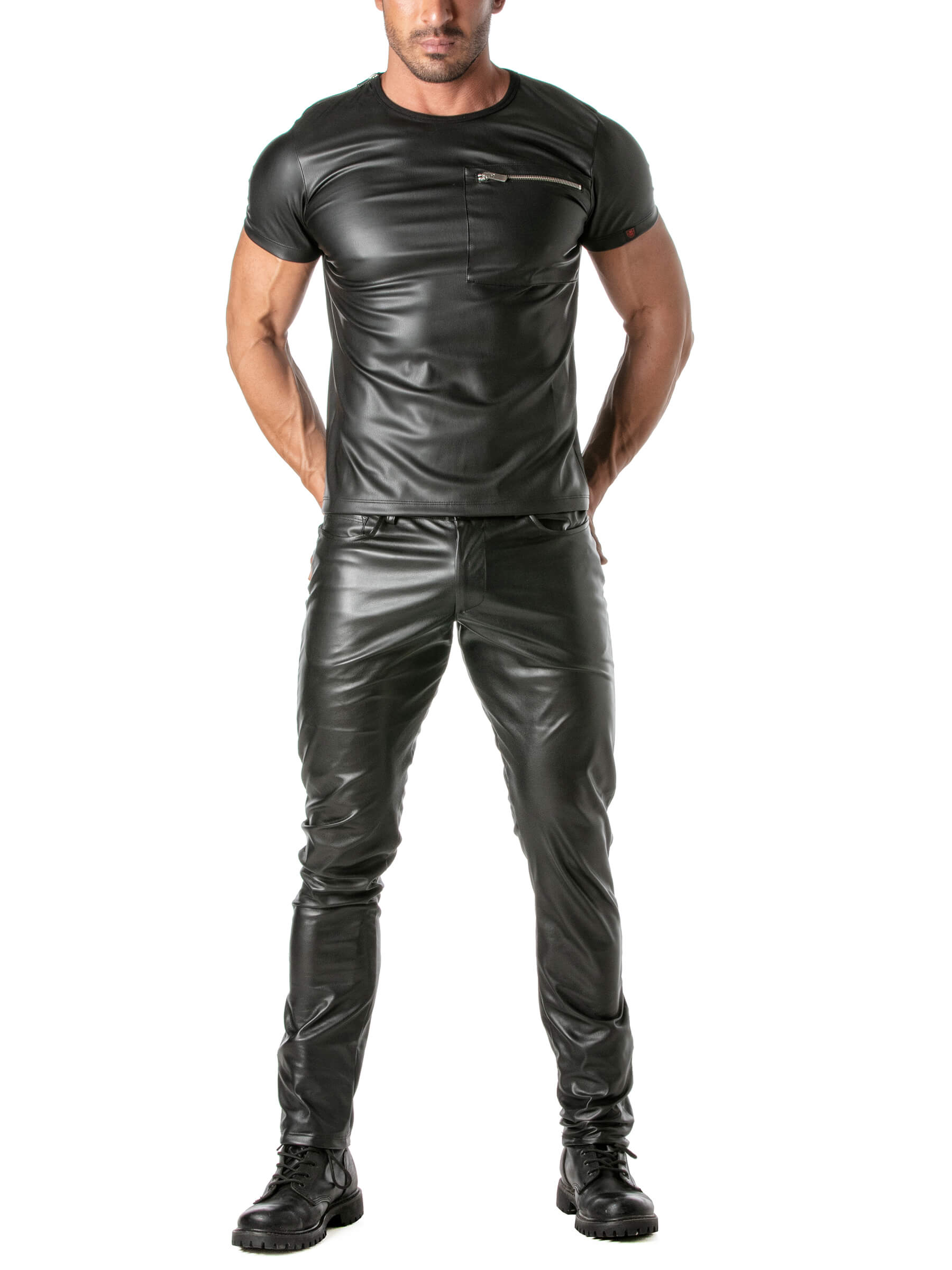 TOF Paris faux leather trousers