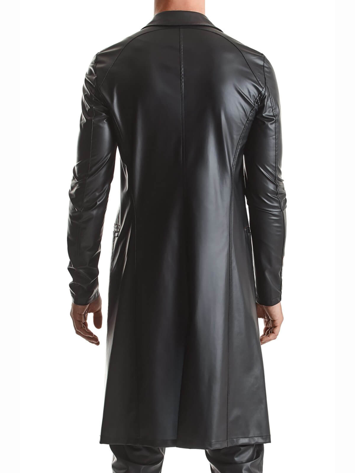 Men's Wetlook Coat