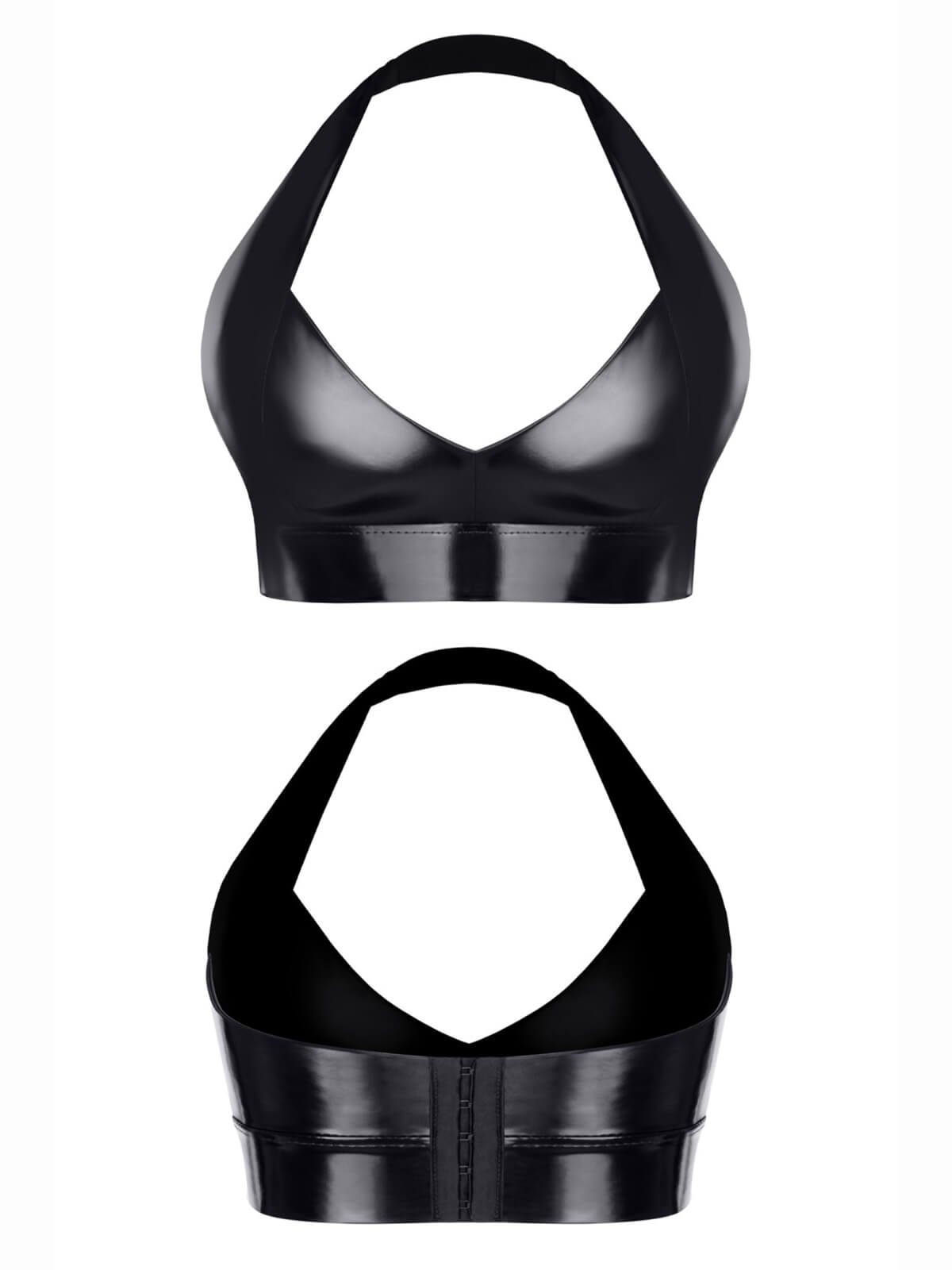 vinyle bra top