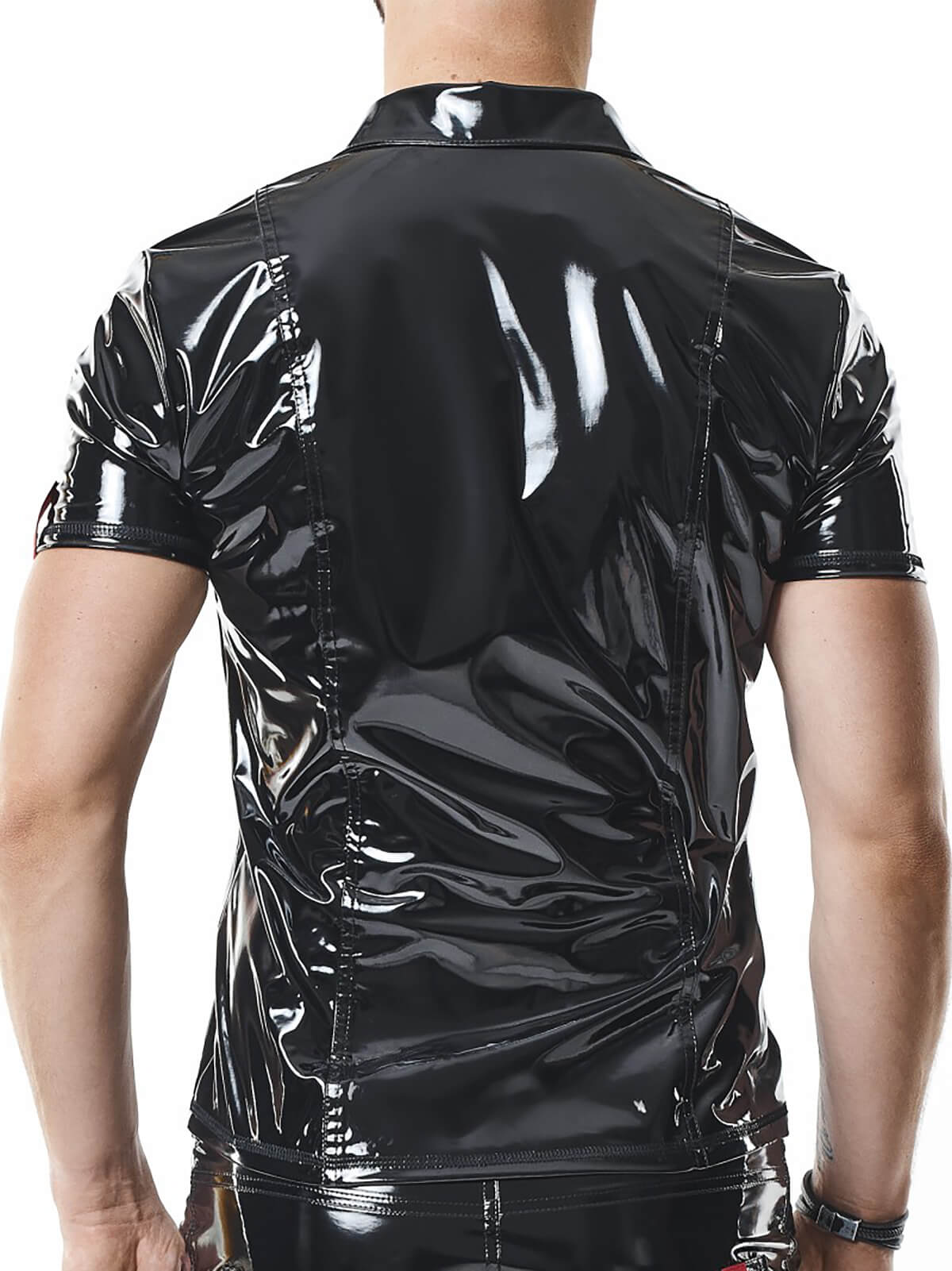 Herren Lack Poloshirt