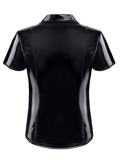 Herren Lack Poloshirt