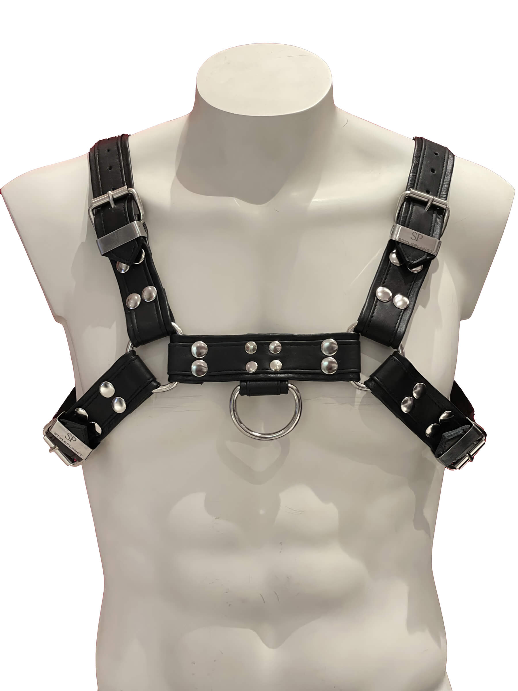 Echt Leder Harness – Schwarz