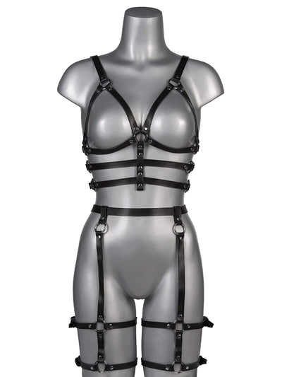 SUBJECTION - Echt Leder Harness Strapshalter