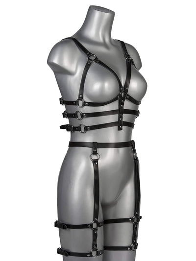 SUBJECTION - Echt Leder Harness Strapshalter