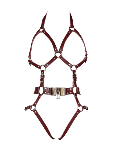 Echt Leder Harness Body - Chastity