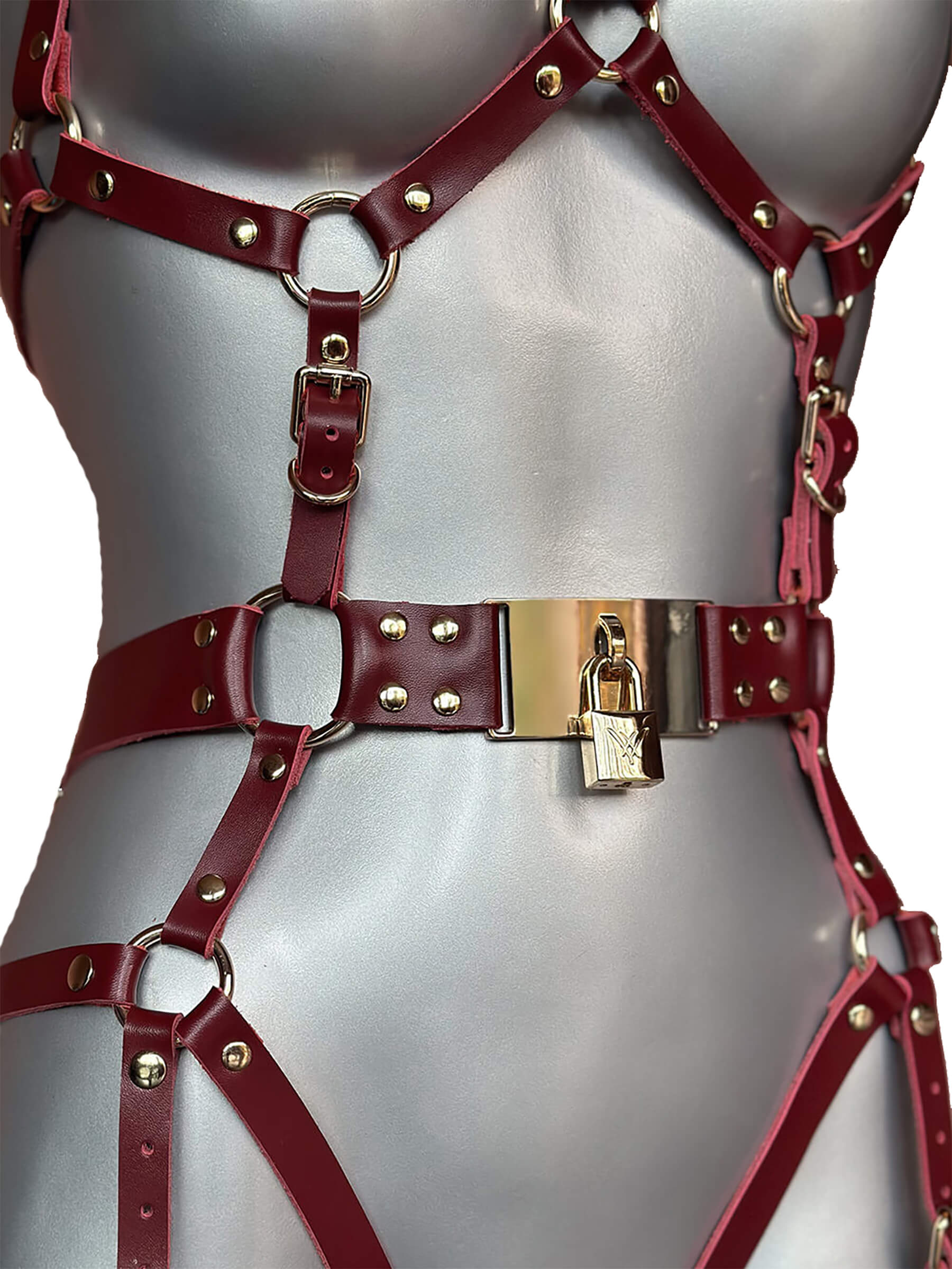 Echt Leder Harness Body - Chastity