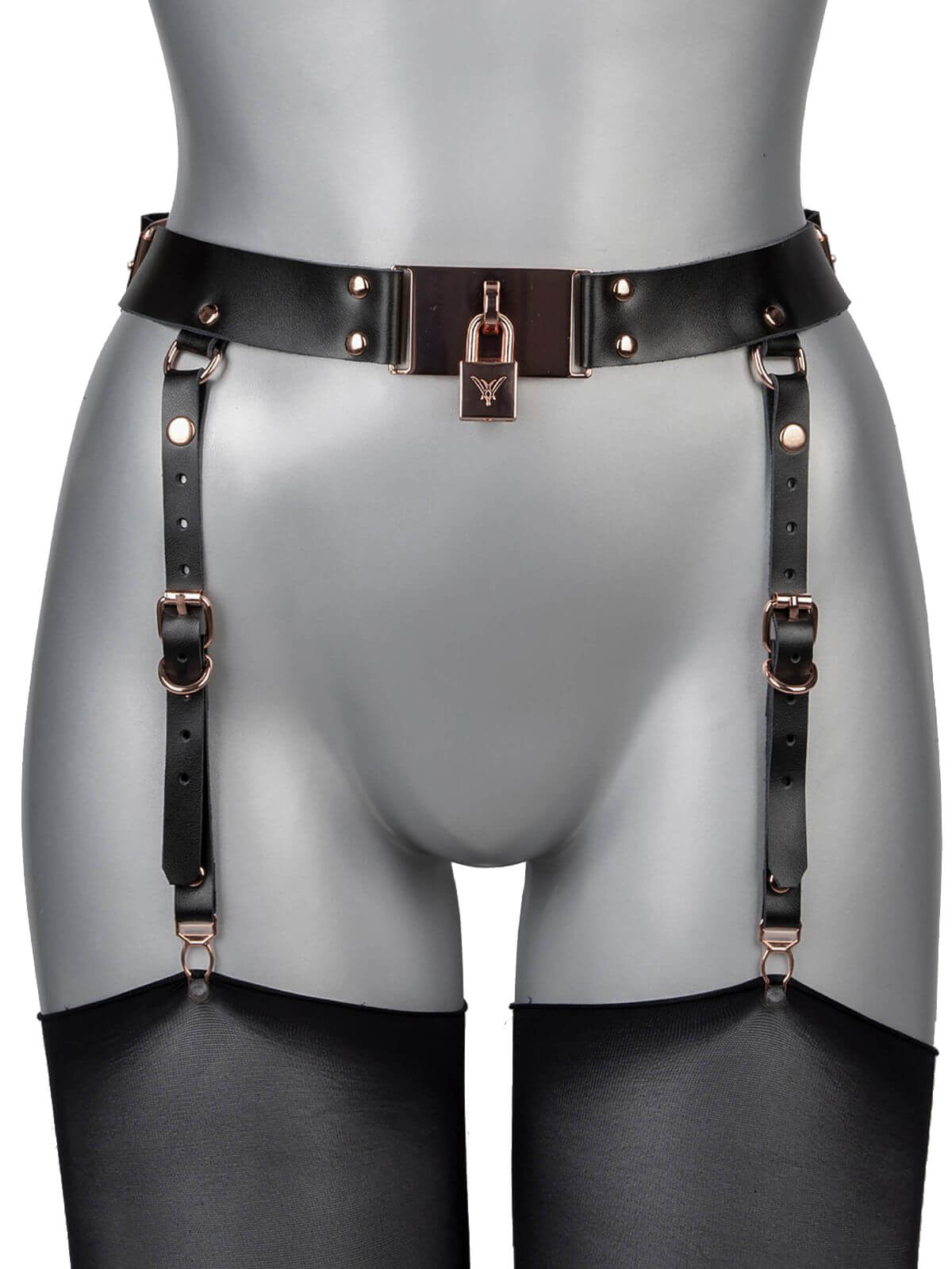 Echt Leder Harness Strapshalter