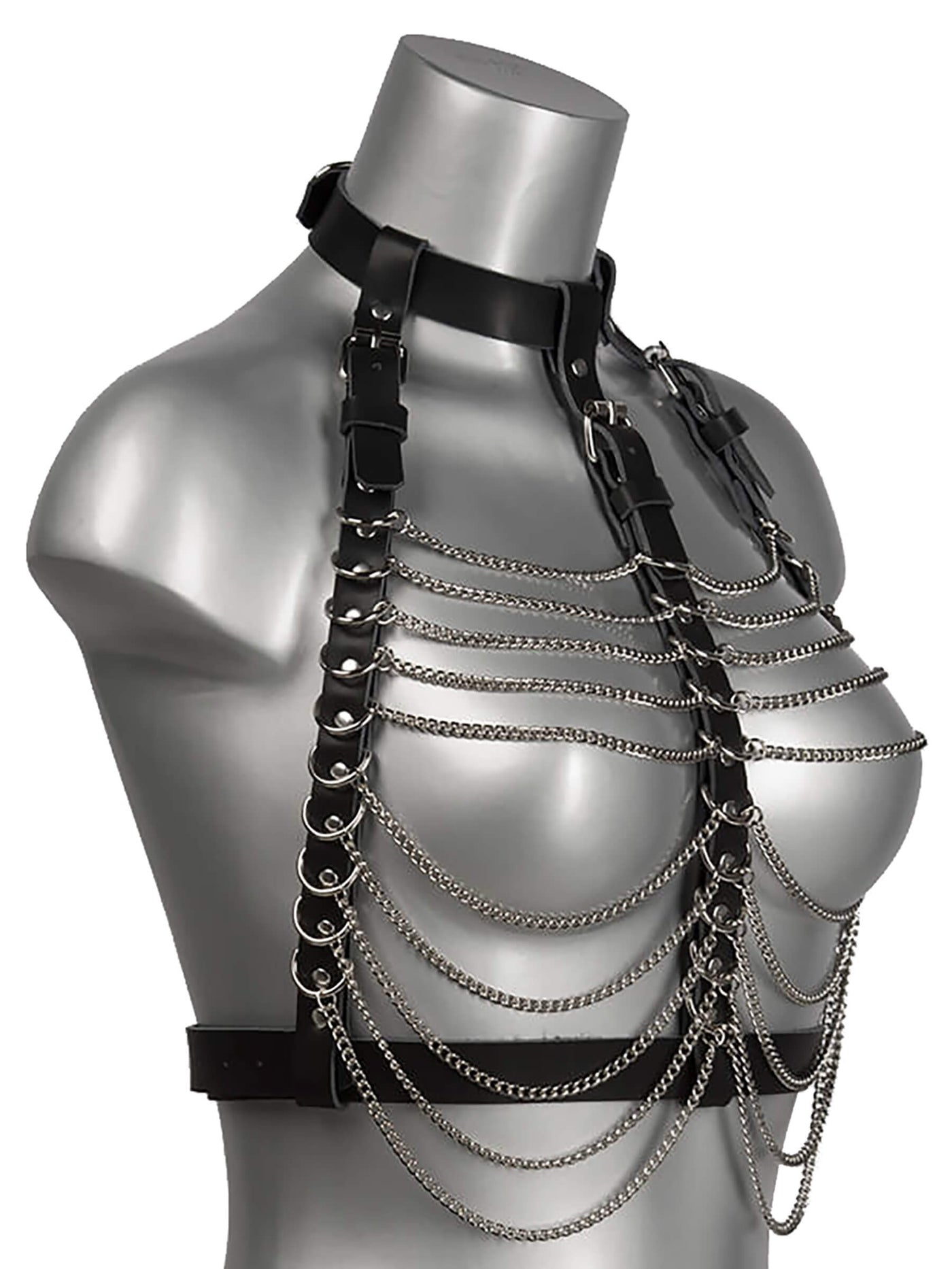 Echt Leder Ketten Harness