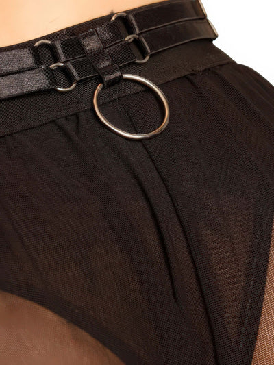 Goddess Skirt Black - Gold