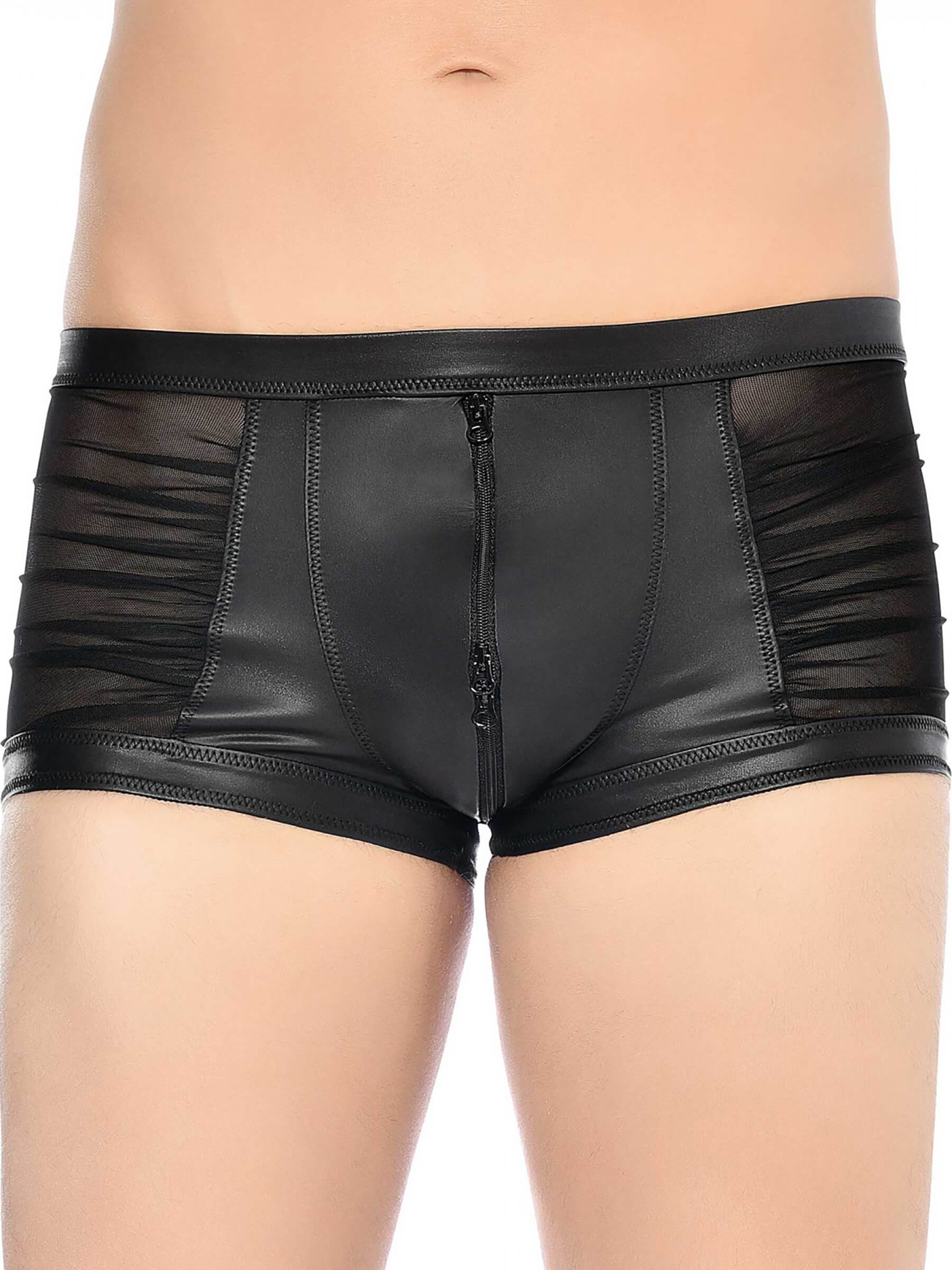Theon wetlook boxer shorts