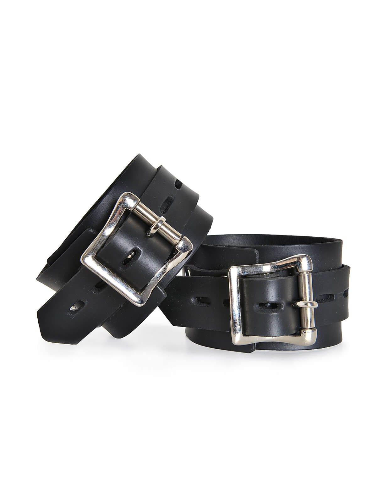 Latex ankle cuffs – Black