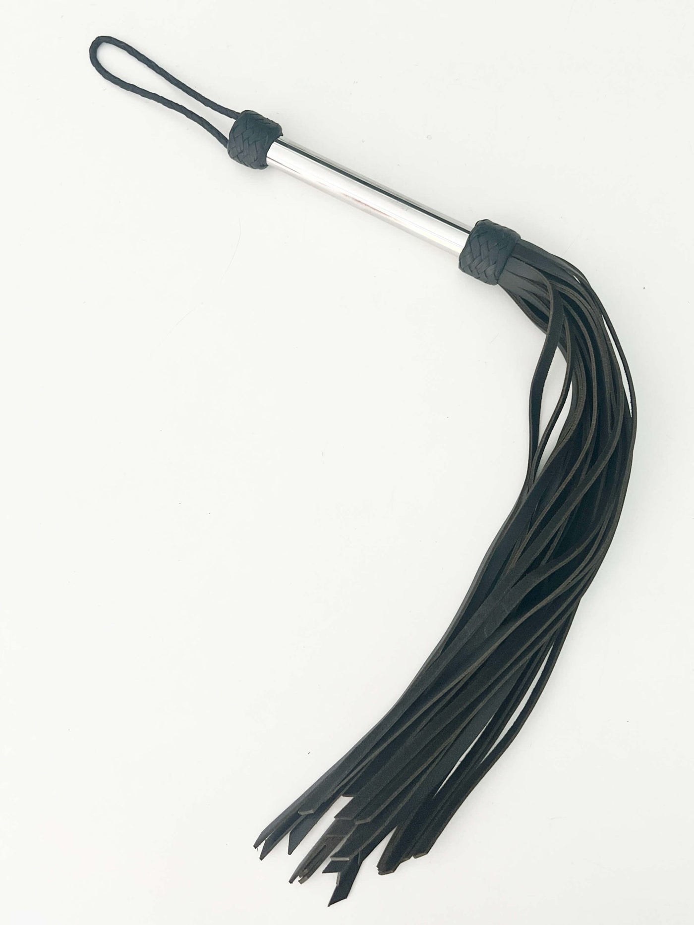 Deluxe Flogger mit Edelstahlgriff