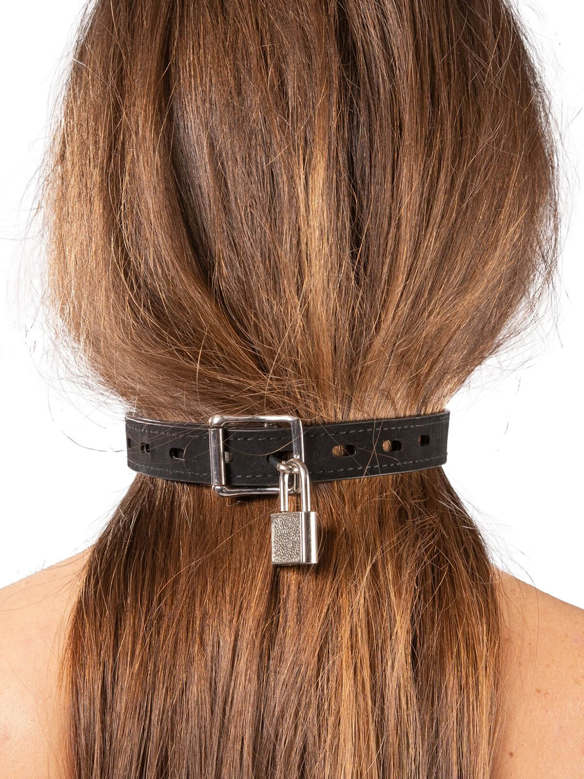 Echt Leder Gag Ball – Schwarz