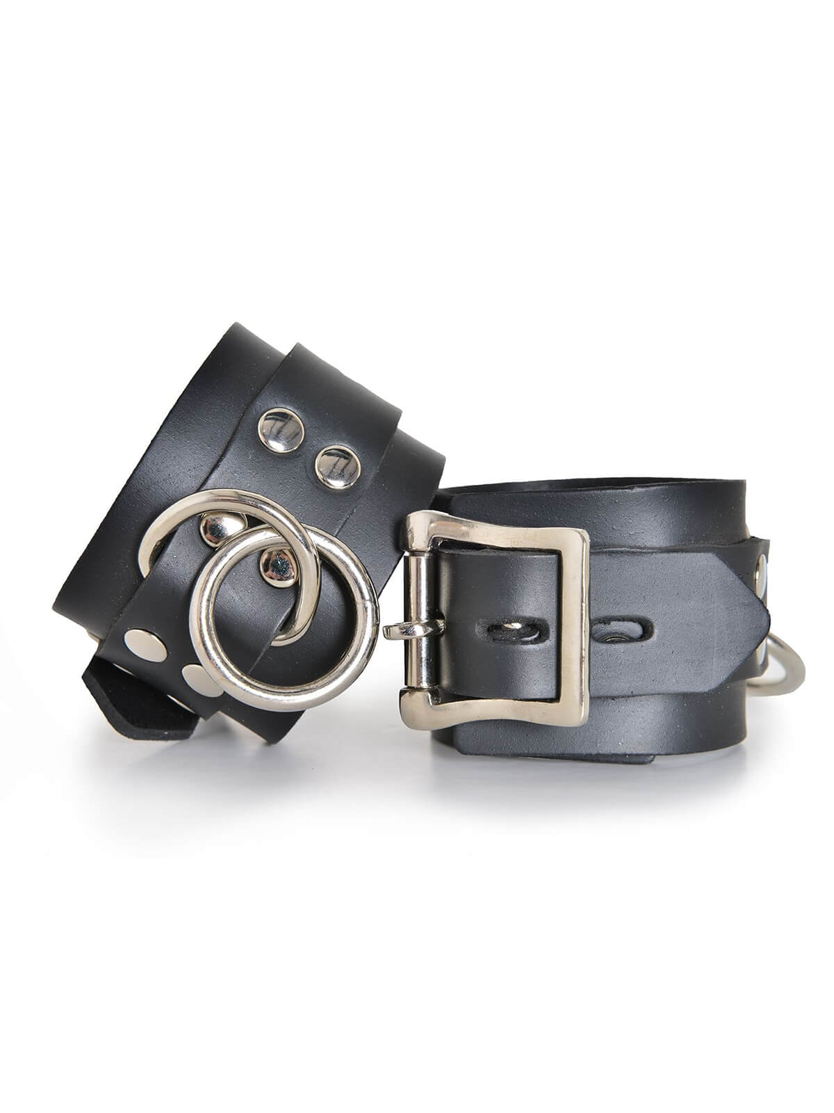 Latex ankle cuffs – Black