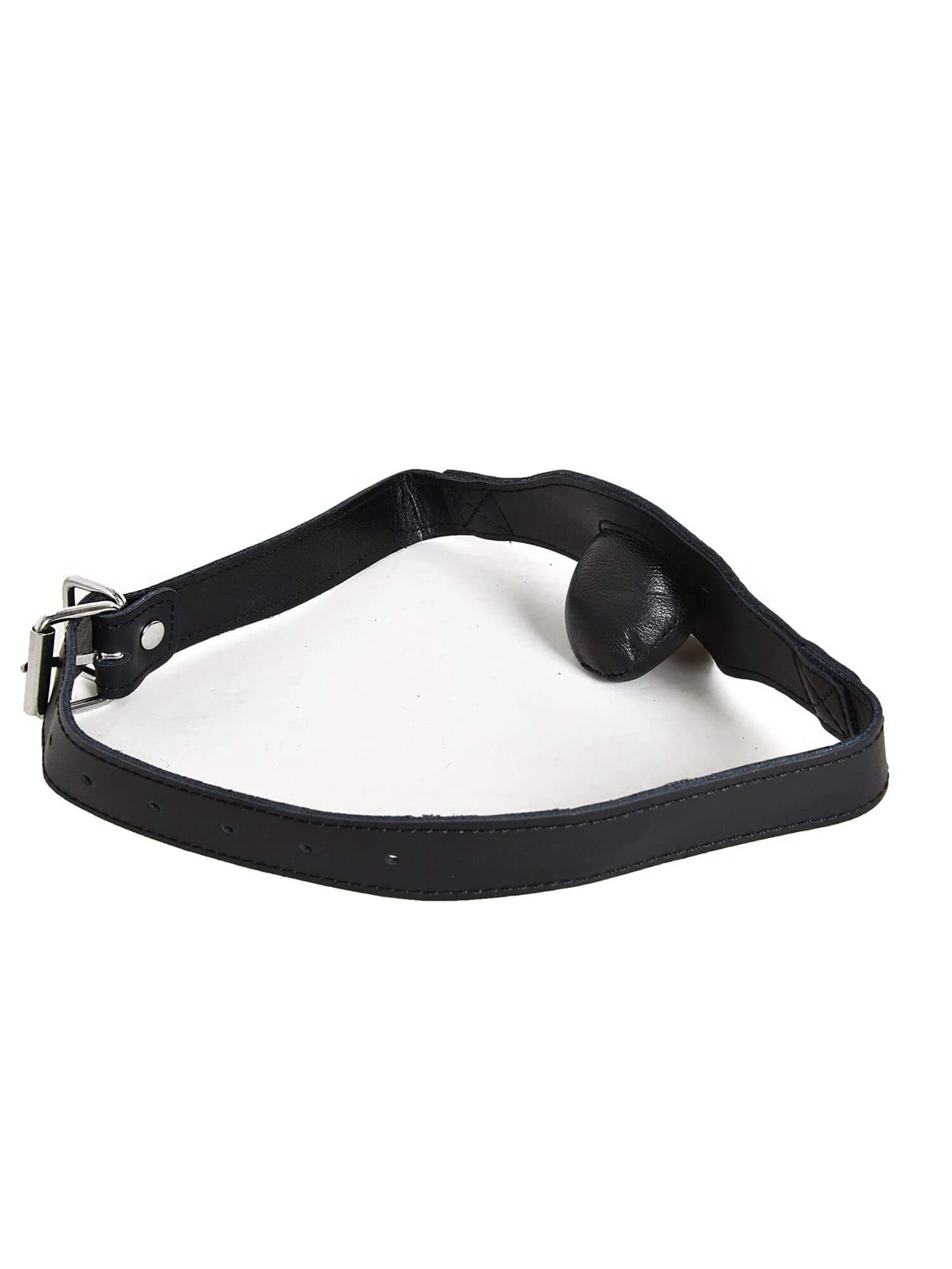 Penisknebel aus weichem Leder