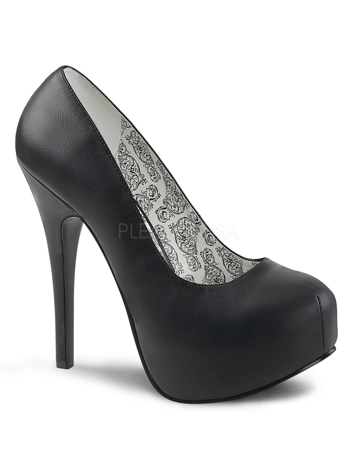 HighHeel, Plateau, Pump, Lederpump, Plateau, Plateaupump, Plateauschuh, Plateau, schwarz, Leder , Plateauschuhe, Lederplateau, Heel, Stiletto, Damen, damenplateau, Plateauschuhe, Schwarzmatt