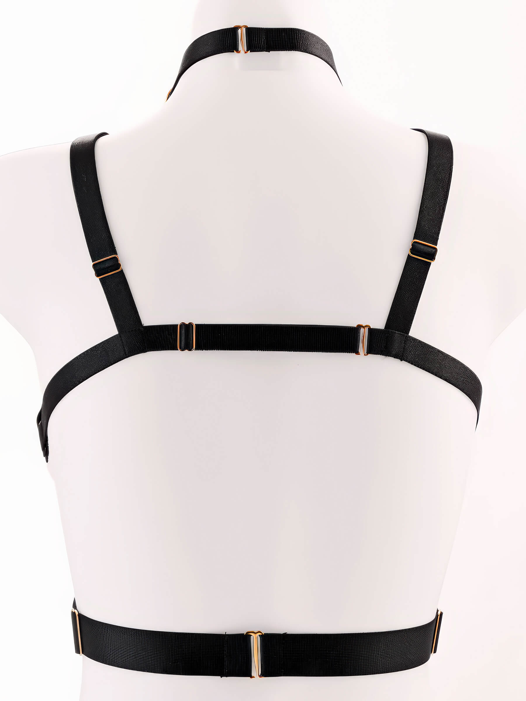 POMPEIA II – Cupless Harness Cage Bra Cross Over Deluxe