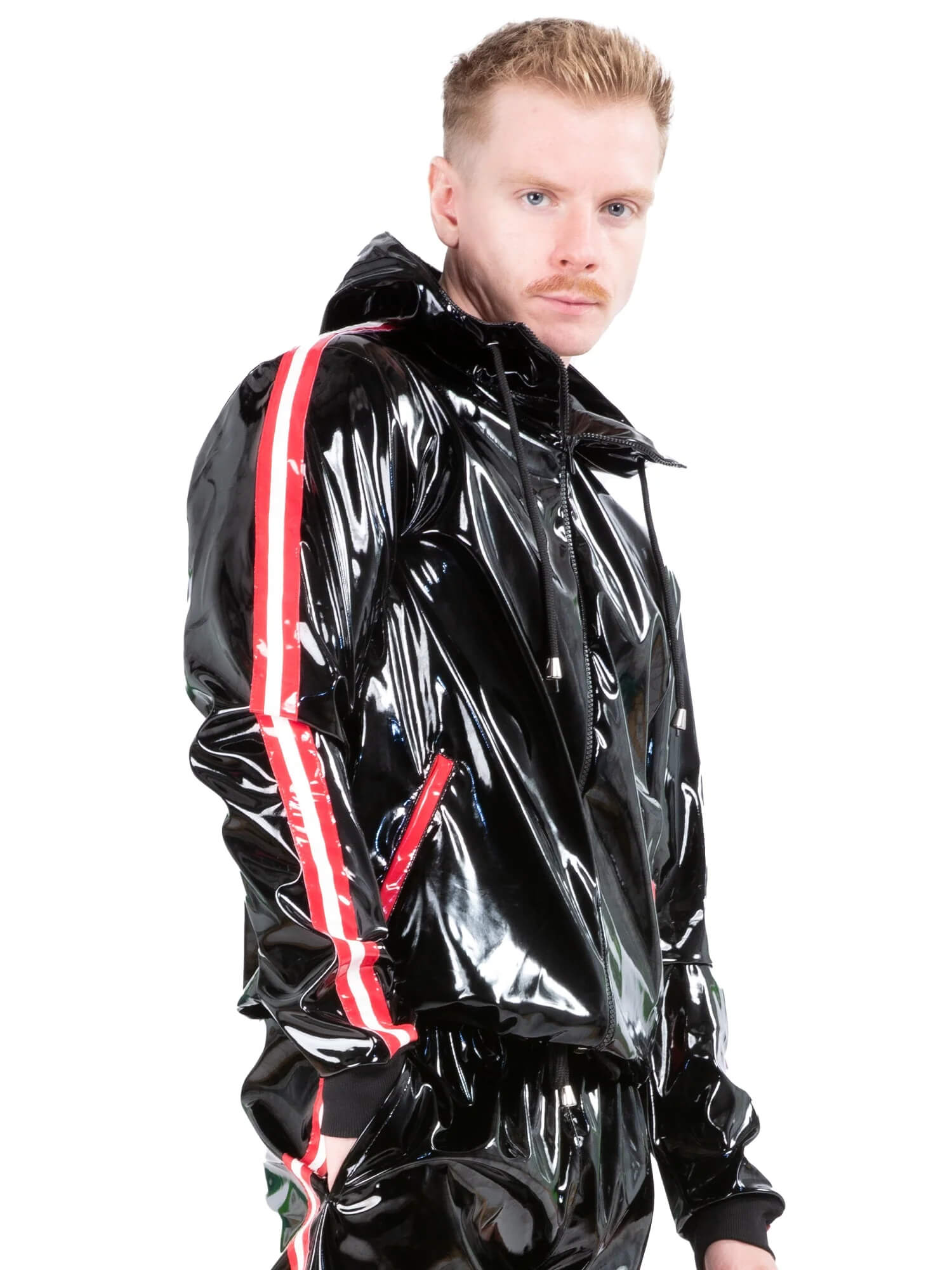 Vinyl tracksuit jacket