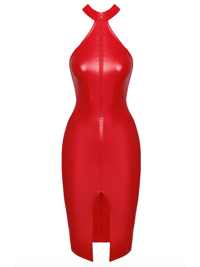 Orgia Midikleid Rot