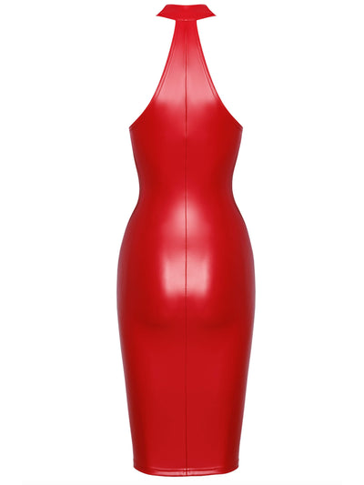 Orgia Midikleid Rot