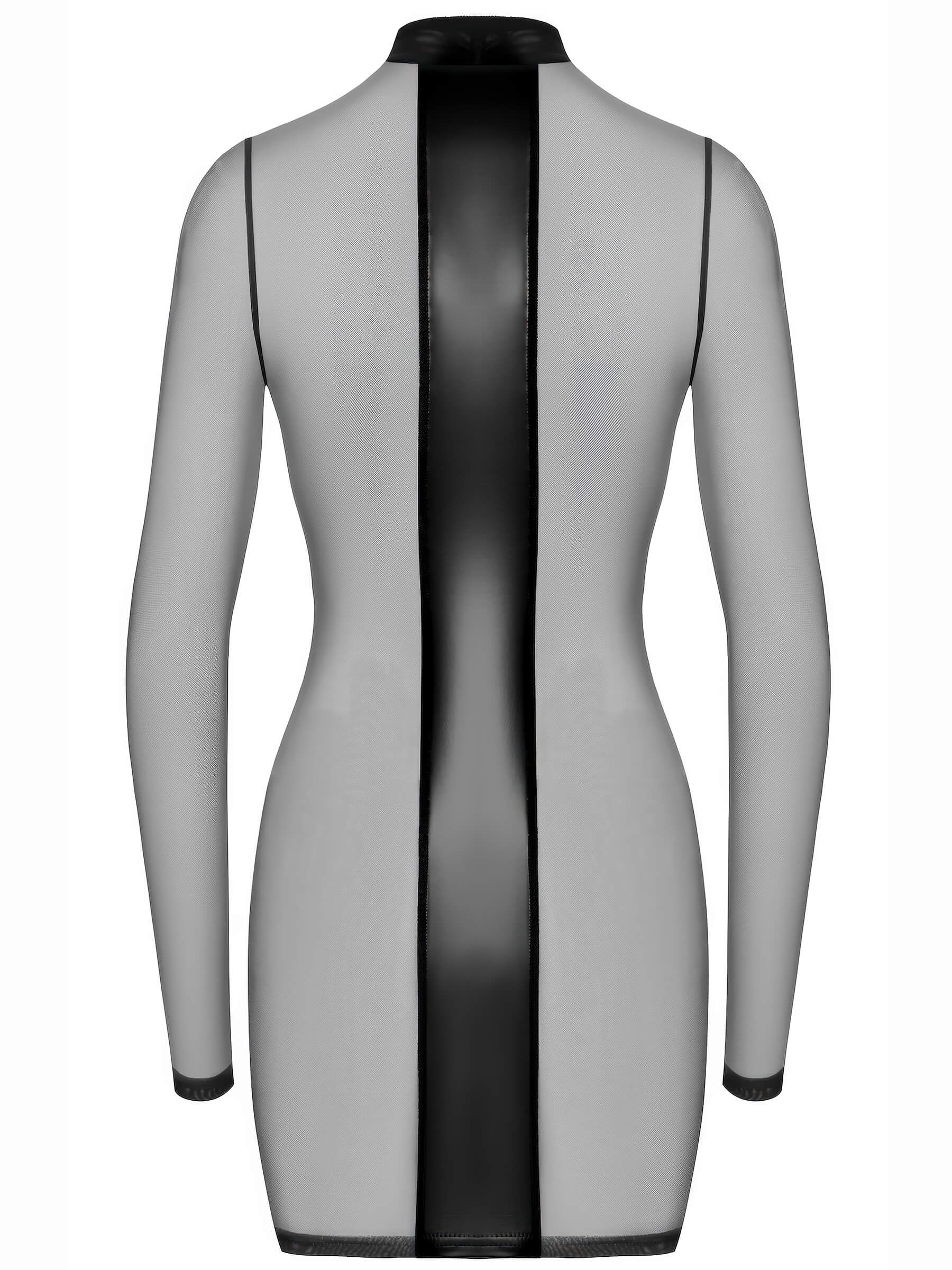 Crossfire Mesh & Wetlook Minikleid