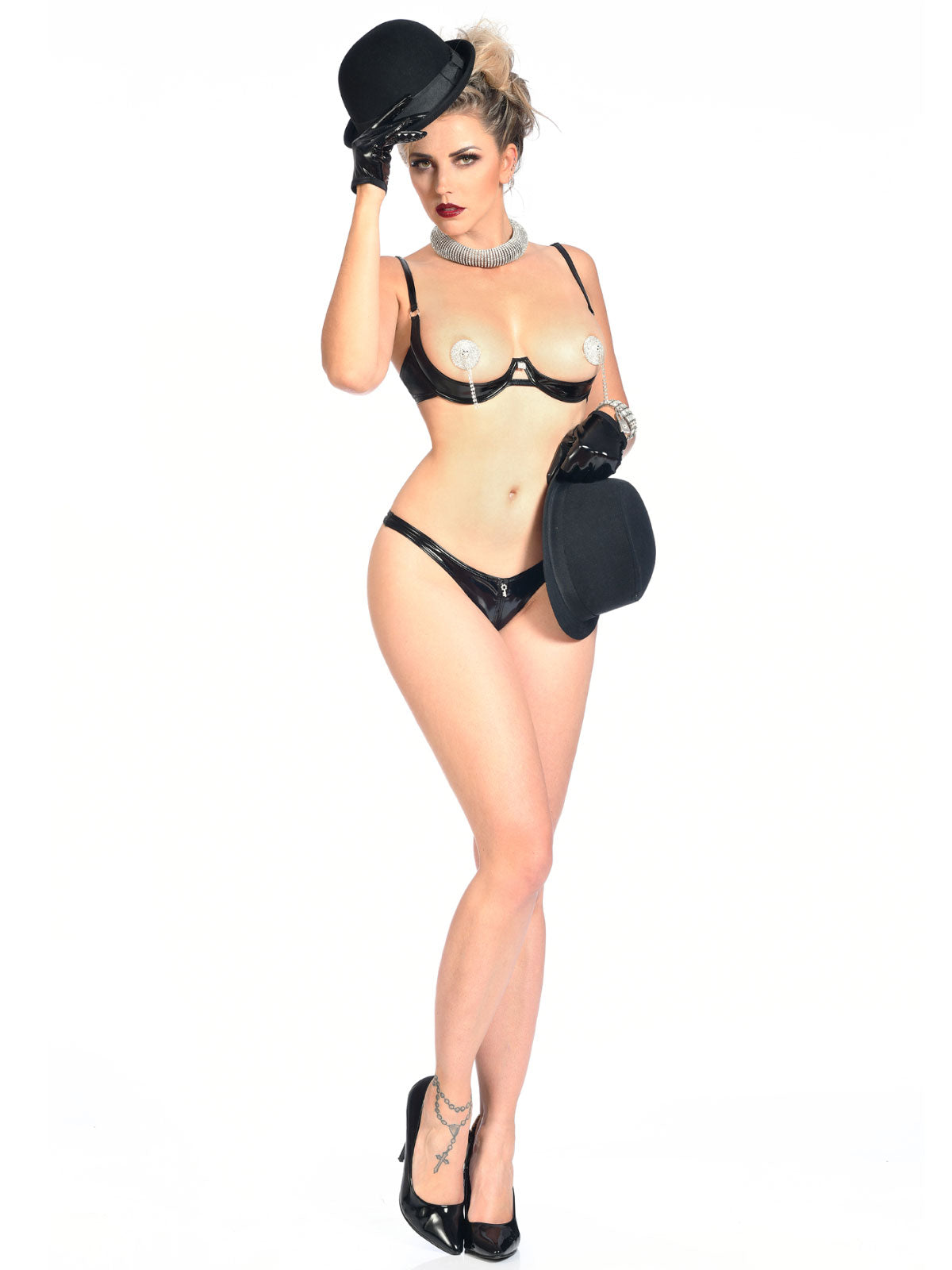 Patent leather bra - ANNABELLE