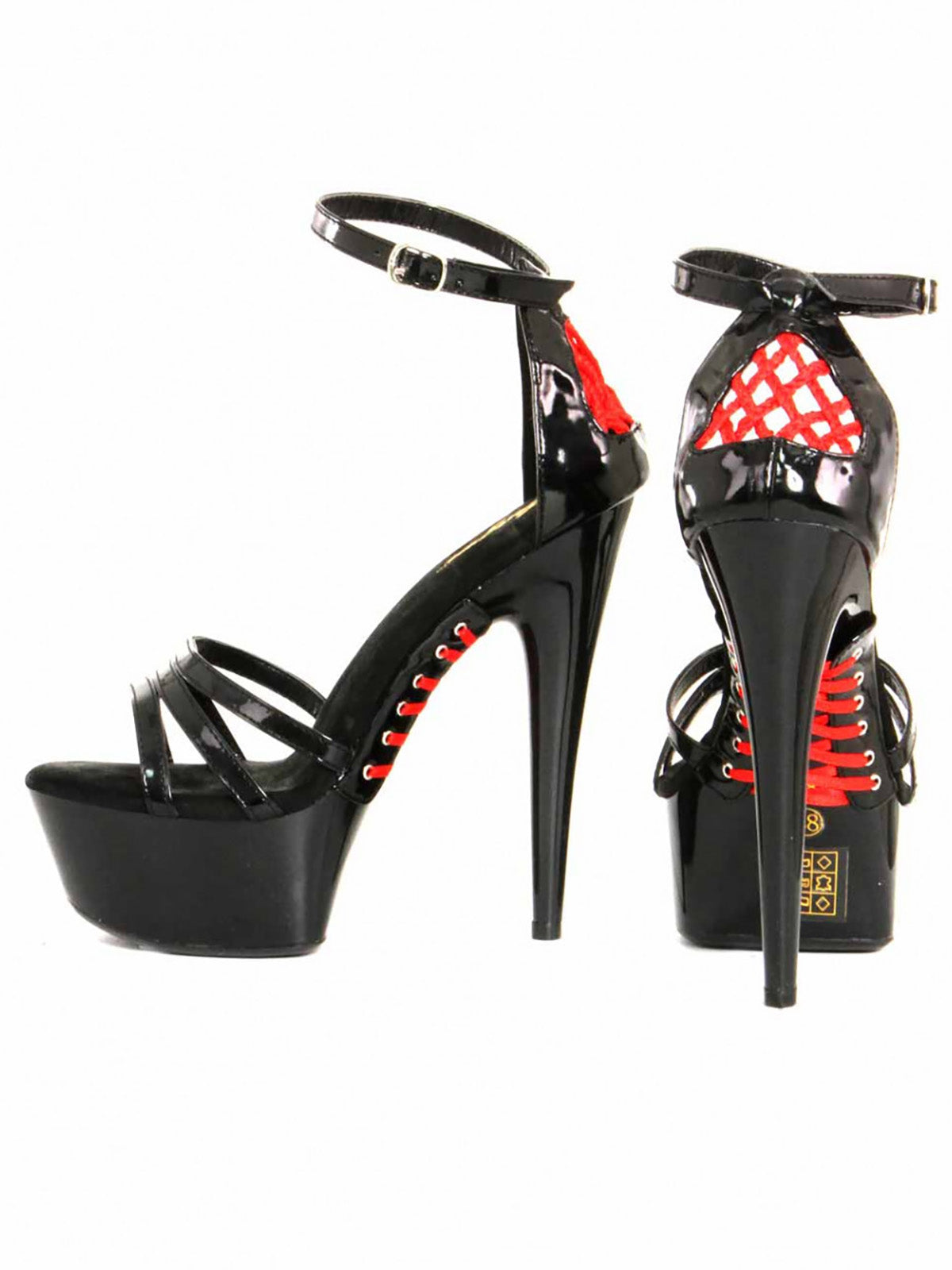 Plateau Sandale Schwarz