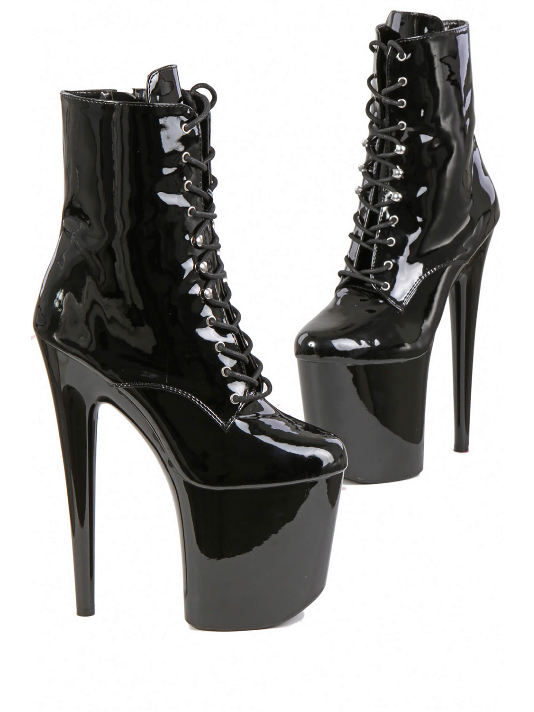 Plateau Sandale Schwarz