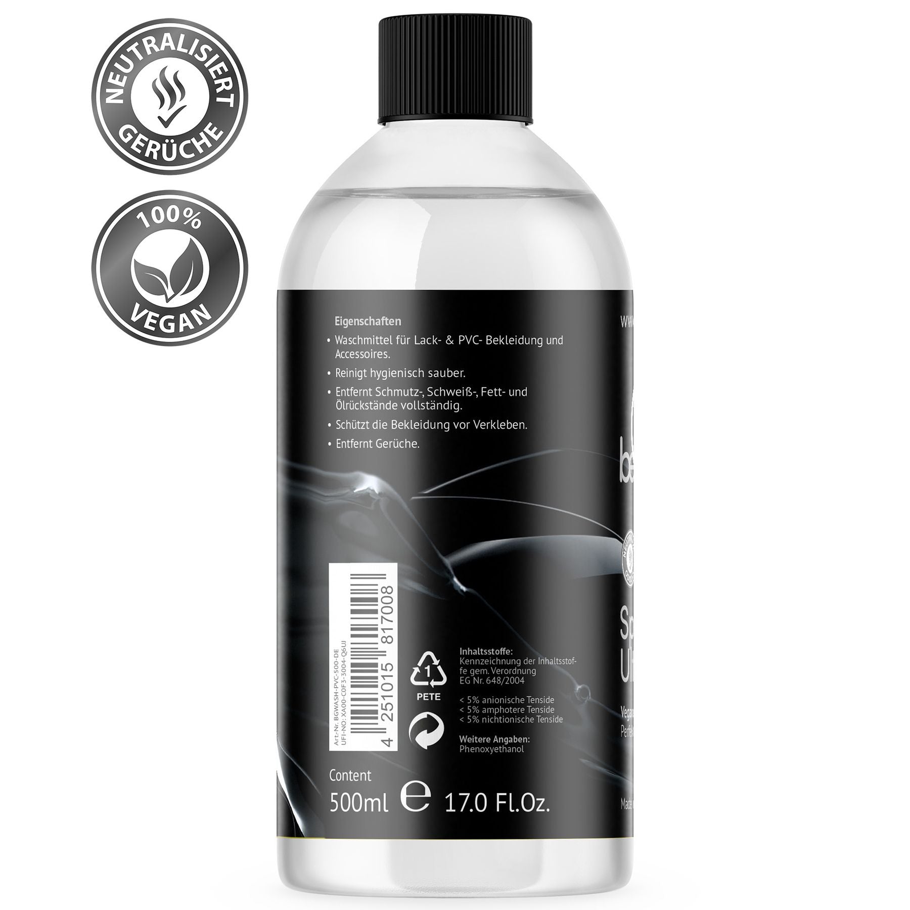 Lackwaschmittel, Lack Waschmittel, Lack Reiniger, Lack Desinfektion, Lack Kleidung waschen, Lack Pflege, Lackkleidung pflegen, PVC Waschmittel, Lackkleid waschen, Lackkleidung waschen, Pflege
