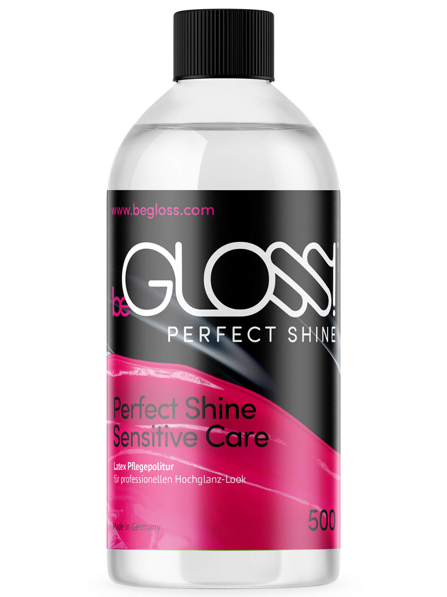 beGLOSS Perfect Shine 500 ml Politur für Gummi- & Latexkleidung, Siliconöl, Silikon öl, Silicon öl, Latexöl, Silikon Öl, latex politur, gummi politur, Silikon, latexpflegemittel, Silikon latex, Gummipolitur, Gummipoliermittel
