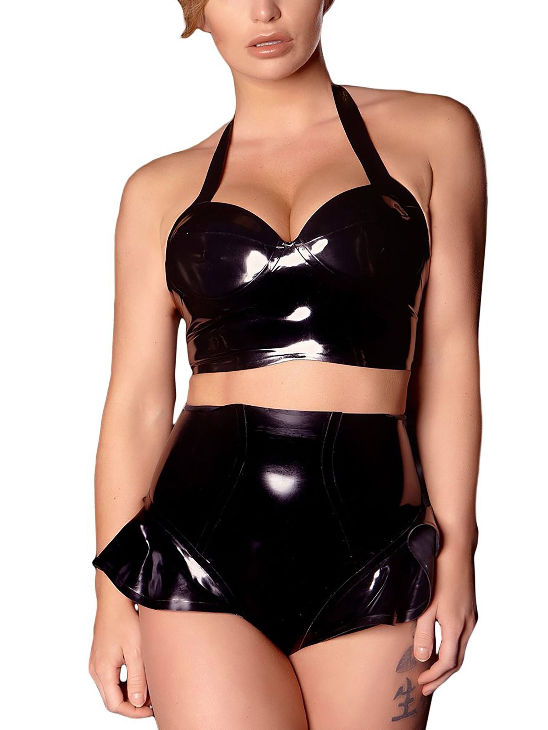 Latex hotpants