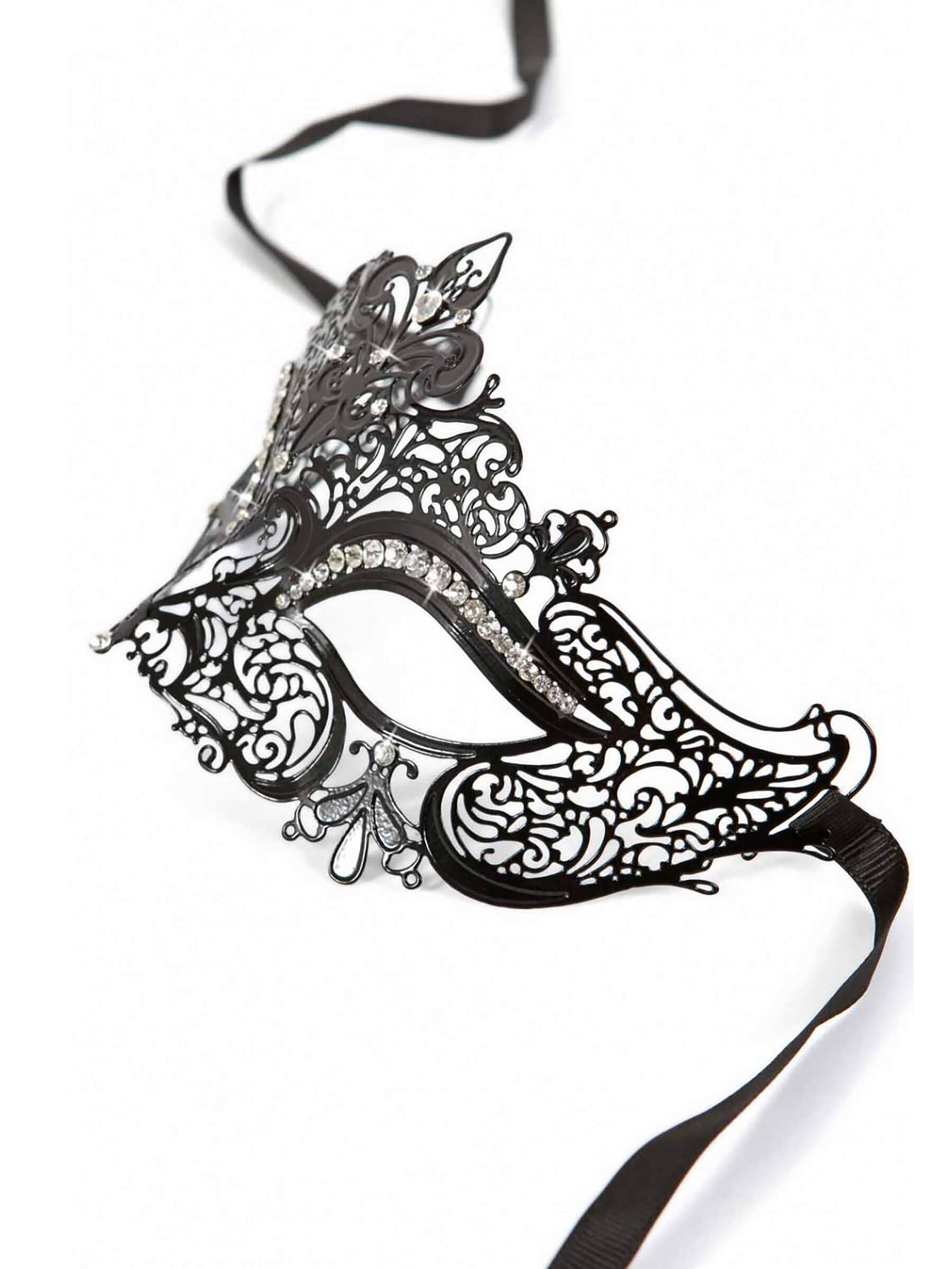 Elegante Stass Maske aus Metall