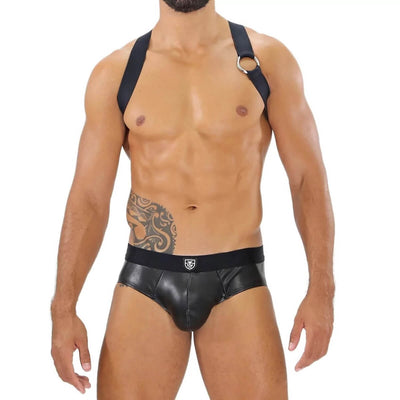 PARTY BOY ELASTIC HARNESS BLACK