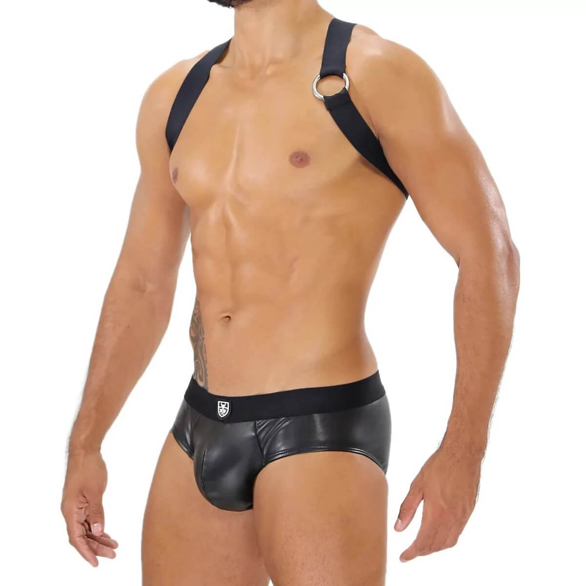 PARTY BOY ELASTIC HARNESS BLACK