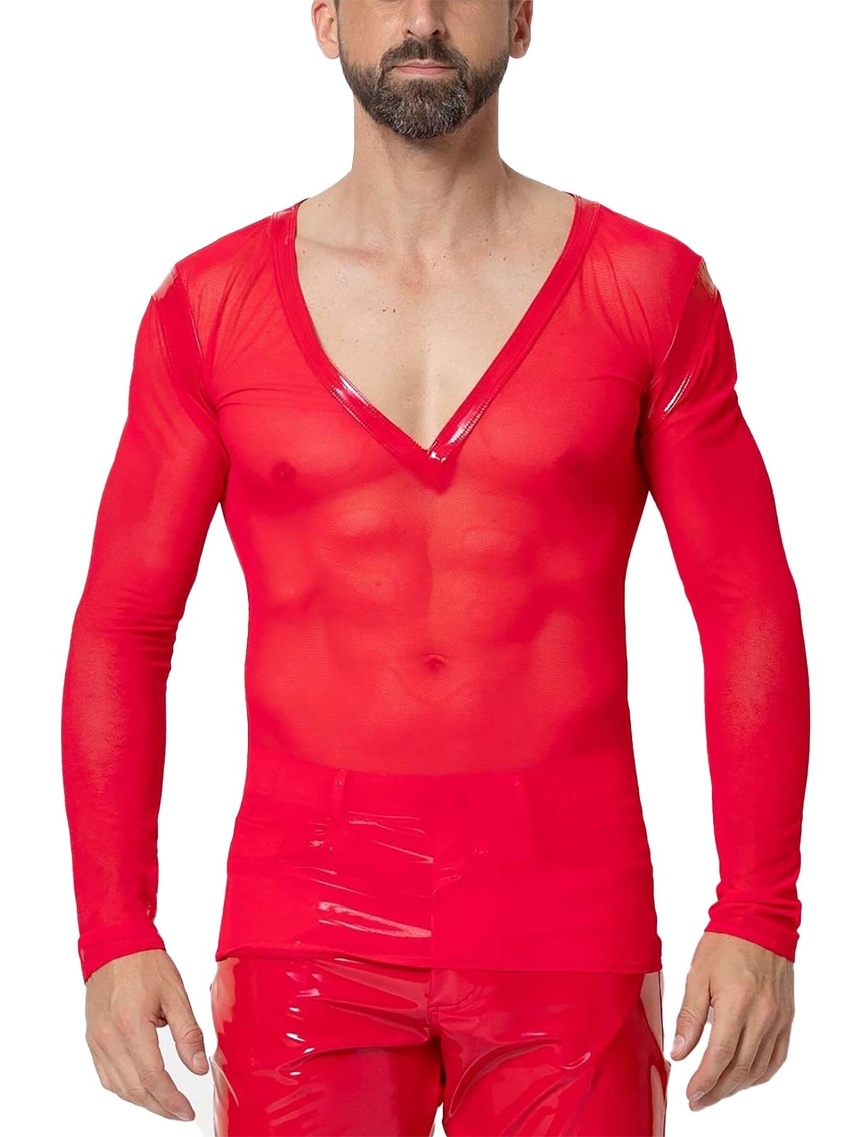 Ali mesh tee shirt - Rot